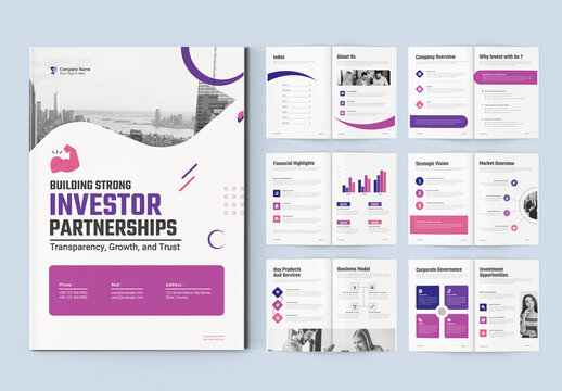 Investor Relations Brochure Layout