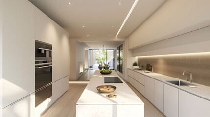 modern  kitchen interior 