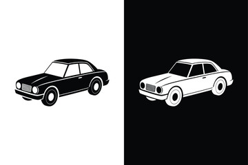 Fototapeta premium Transport Symbol in Vector. Modern Automobile Silhouette Design