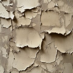 Obraz premium Mocha Mousse. Textured Beige Plaster Wall Close-up Abstract