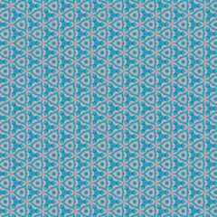 Fototapeta premium Blue lovana pattern 