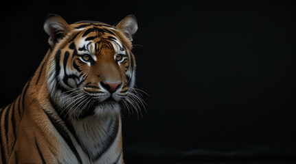 Obraz premium portrait of a tiger. Genrative.ai