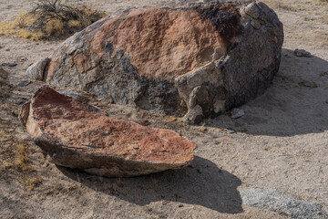 Colorado Desert section of the Sonoran Desert. Pinto Basin Rd, Joshua Tree National Park...