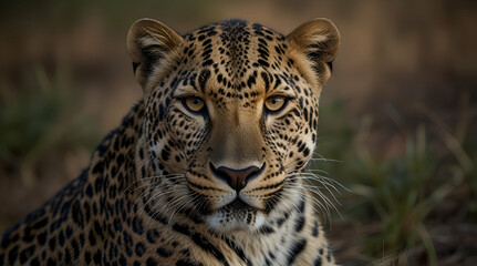 leopard in the zoo. Genrative.ai 