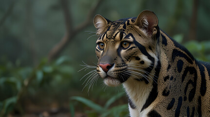Obraz premium close up portrait of a tiger. Genrative.ai 