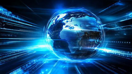 Obraz premium The best internet concept representing global business.