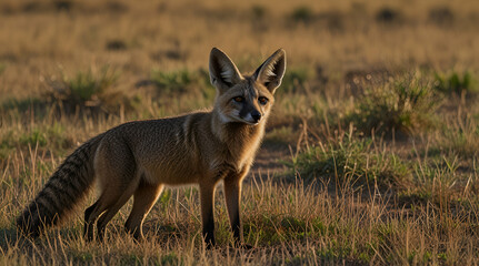 red fox in the wild. Genrative.ai 