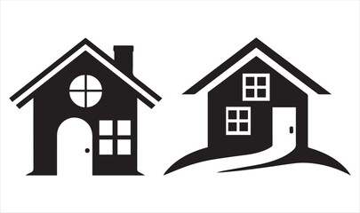 Fototapeta premium Set of rustic cottage motif in homestead vintage style. Vector illustration