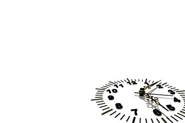 Naklejka premium falling leaves in autumn background isolated space for your text