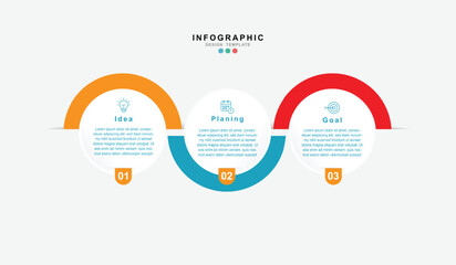 Vector Infographic label design template with icons and 3 options or steps. for your business data. Vector Illustration.