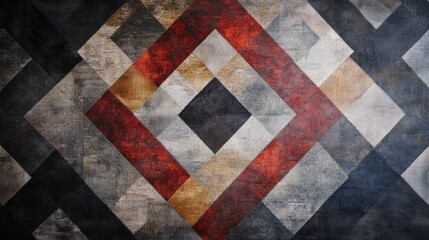 Beautiful geometric patterns rug