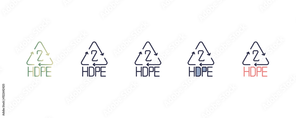 Poster dotted up arrow gradient, line, filled, colored icon. editable vector from user interface concept. f