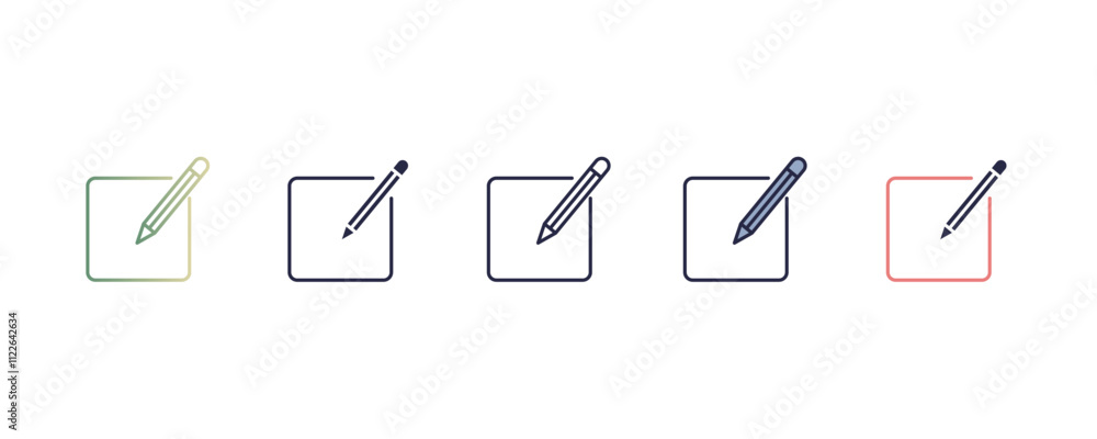 Aufkleber data windows gradient, line, filled, colored icon. editable vector from user interface concept. four