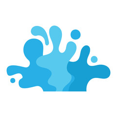 Obraz premium Water Splash Illustration