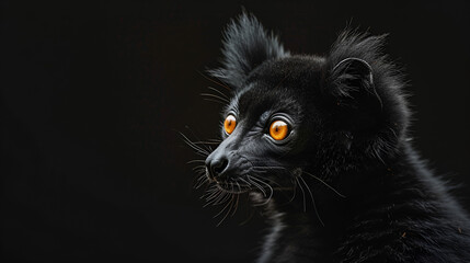 Fototapeta premium Ring tailed lemure sitting on a roof Portrait of a Lemur Catta Full length portrait of a sitting adult ring-tailed lemur (Lemur catta) on a white background, Generative Ai