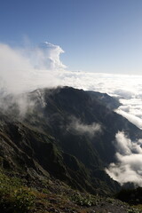 白馬岳頂上からの雲海