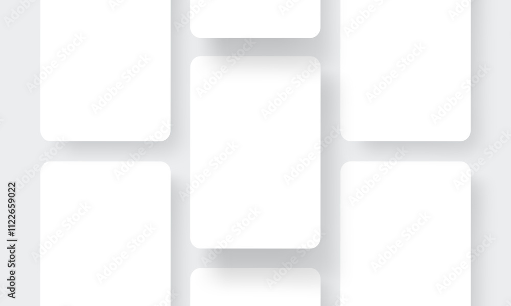 Poster blank tablets app screens. template for showing your apps interfaces. vector illustration