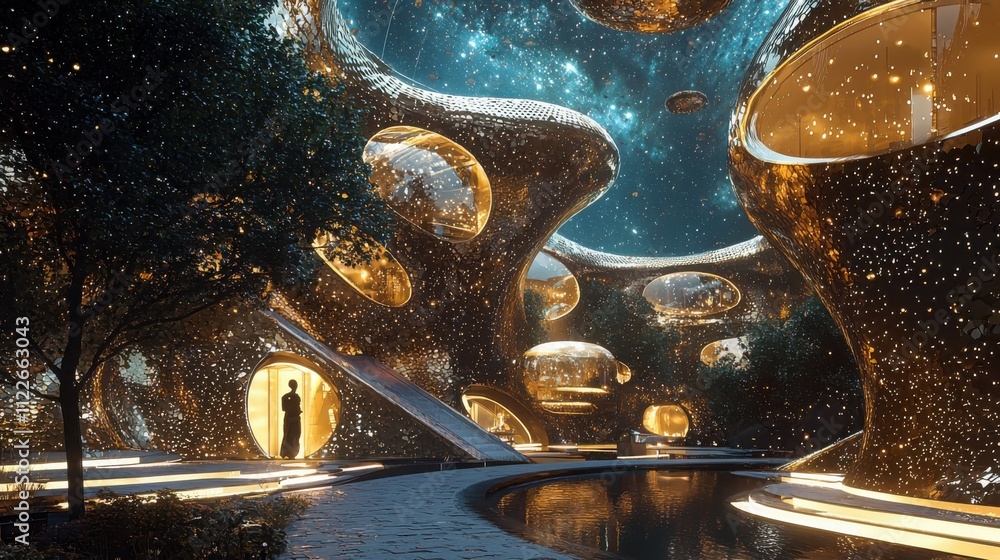 Aufkleber connecting future human potentialan ecosystem of individual capabilities in a dynamic environment fo
