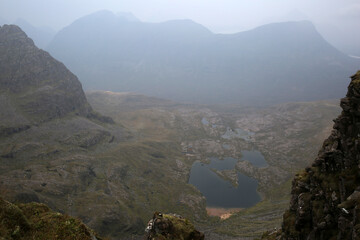 Obraz premium Ridge walk in Liathach - Torridon - West Highlands - Scotland - UK