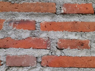 Obraz premium brick house wall background aesthetics 