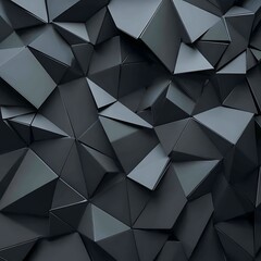 Fototapeta premium Abstract geometric background modern shape concept in black