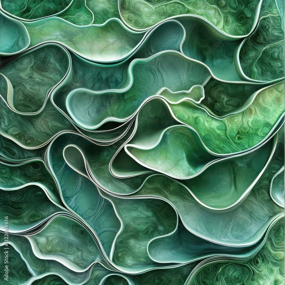 Poster exploring abstract surface designsvegetable texture and pattern concepts in nature graphic art organ