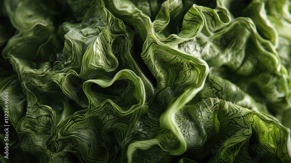 Poster exploring intricate surface textures of vegetables through macro photography in natural settings