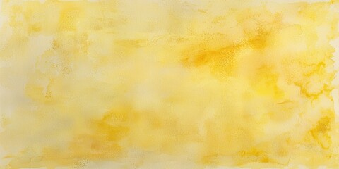 Obraz premium A soft pastel yellow watercolor background with subtle textures and light washes, ideal for creating a gentle and uplifting atmosphere.