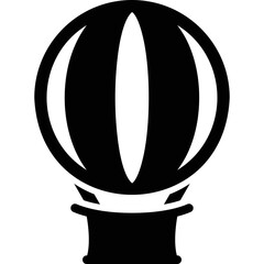 Simple vector icon aerostat © dima040293