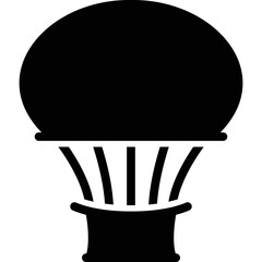 Simple vector icon aerostat © dima040293