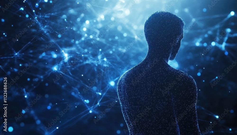 Poster Digital Human Form Within a Network of Light