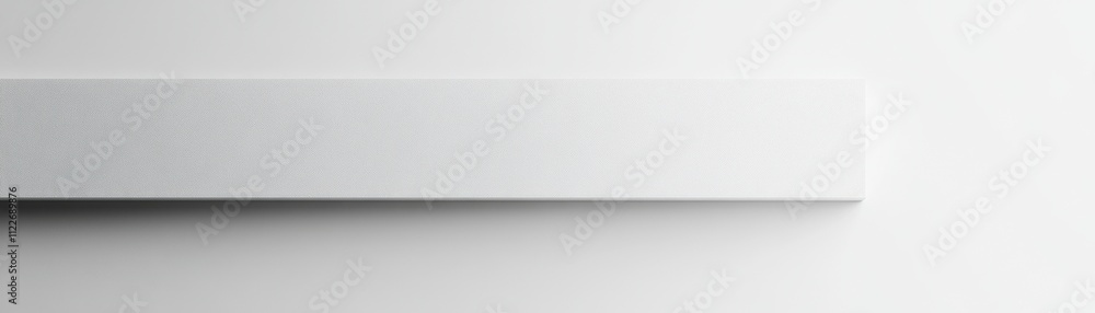 Poster white textured rectangular surface on white background
