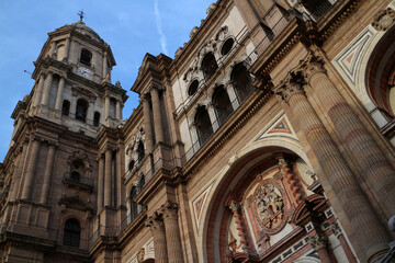 Fototapeta premium Cathedral of Málaga - City of Malaga - Province of Málaga - Autonomous Community of Andalusia - Spain