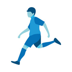 Fototapeta premium Flat Design Illustration of Person Running