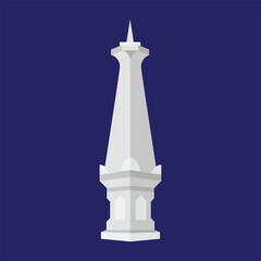 Fototapeta premium Iconic Tugu Yogyakarta Monument in Indonesia