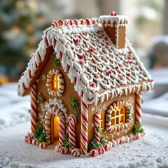 "Gingerbread Dreams: A Minimalist Holiday House"