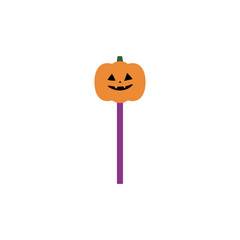 Clip art of jack-o'-lantern stick