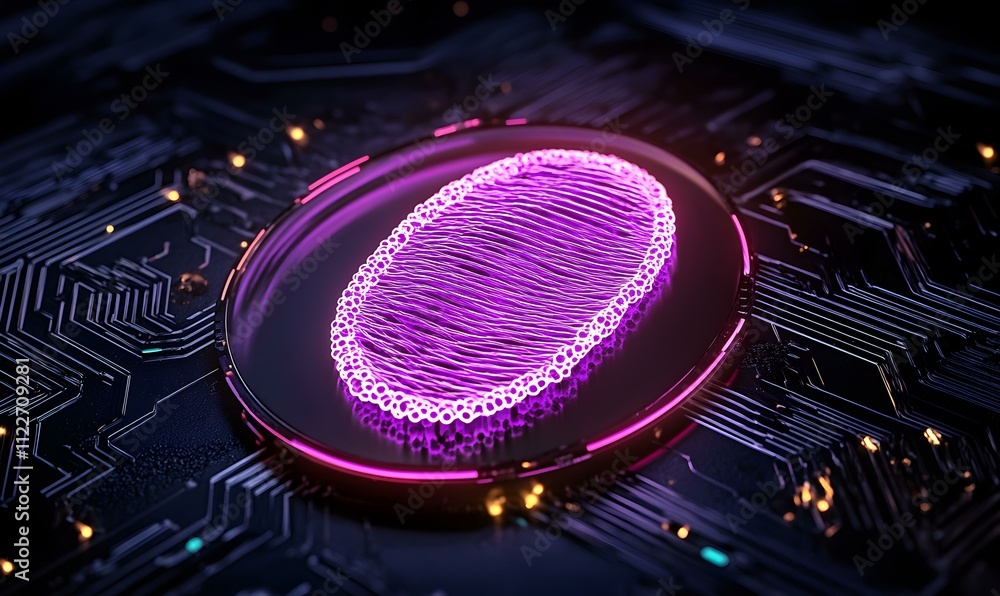 Poster dna scanning for biometric security, an advanced system showcasing dna scanning technology for secur