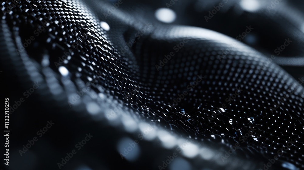 Aufkleber abstract 3d particle mesh with luxurious textures for high-end branding campaigns.