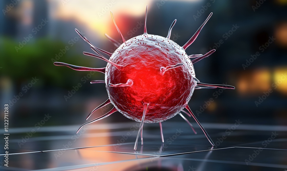 Poster stem cell differentiation journey, visual representation of cellular transformation showcasing stage