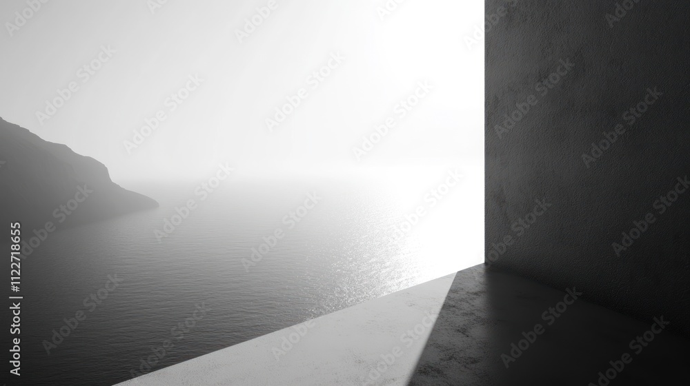 Poster gradient transitioning from light to dark, perfect for minimalist compositions.