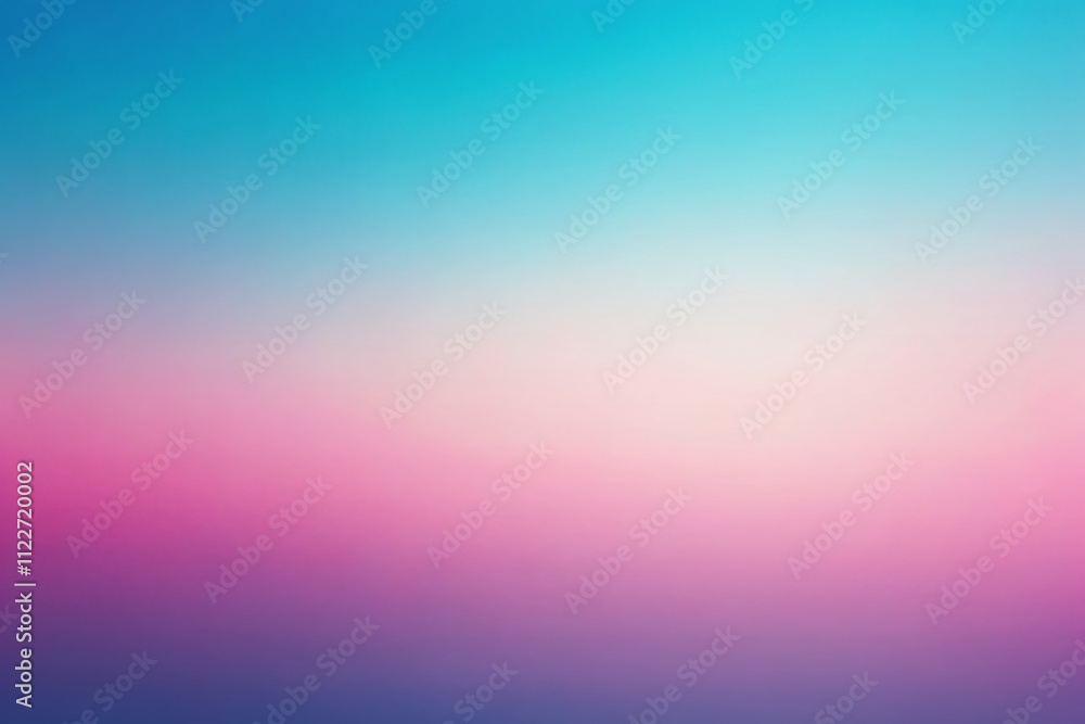 Aufkleber abstract minimalist background with grainy texture transitioning from pink to blue, ideal for modern