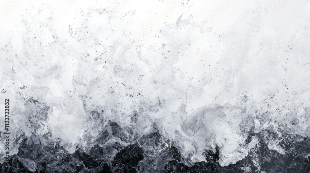 Poster 3d-rendered abstract white backgrounds with dynamic depth for premium visuals.