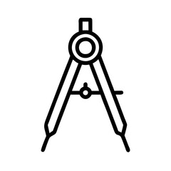 Compass icon for outdoor navigation