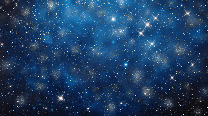 Obraz premium Shiny Diamonds falling on black-blue surface background. 3D CG. High resolution.