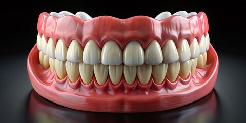 Obraz premium AI Dental Smile Design: Zirconia Crowns, Digital Smile Makeover