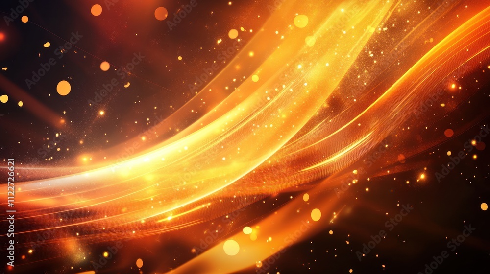 Poster futuristic background with glowing patterns and sleek, dynamic compositions.