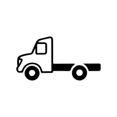 Fototapeta premium Small Box Truck Icon