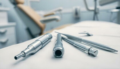 Modern Dental Tools in a Clean Clinical Setting