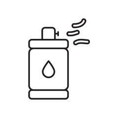 Obraz premium sprayer line icon with white background vector stock illustration